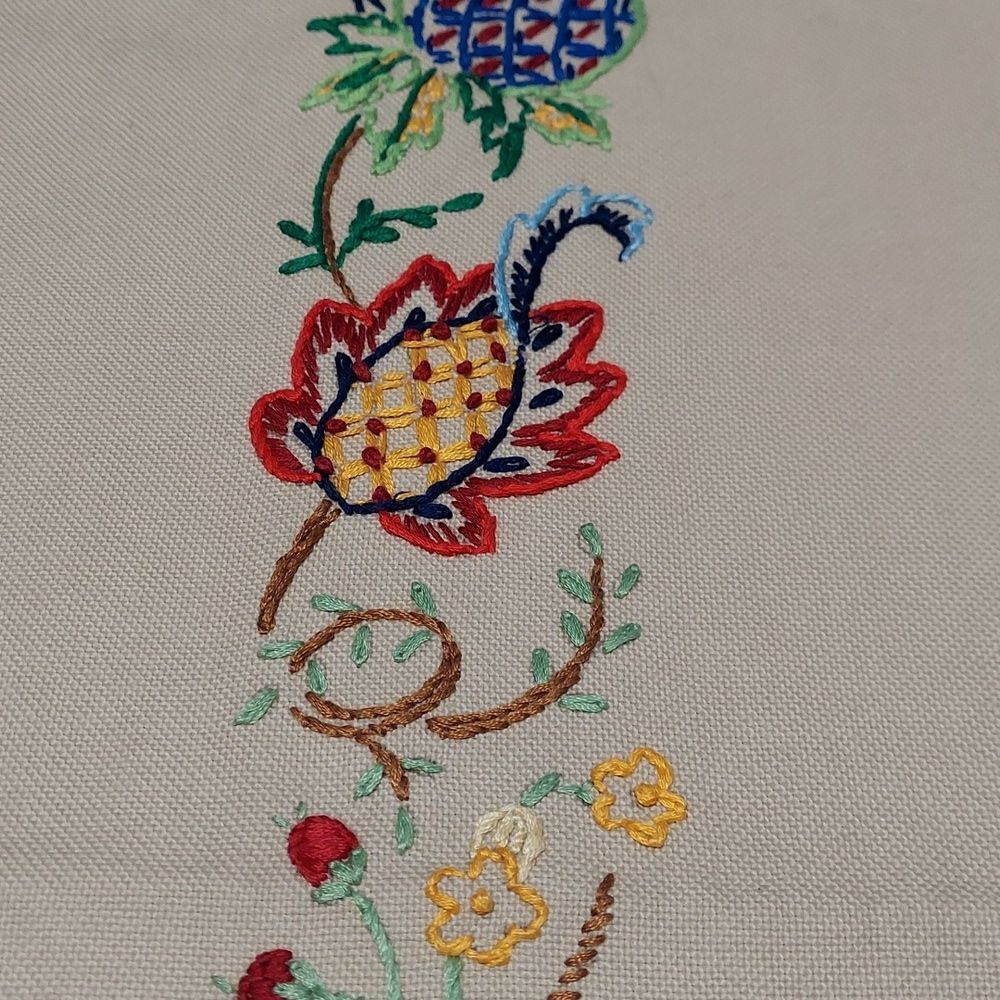 Beautiful Embroidery runner, Hand made(InvS112) - Picture 4 of 7